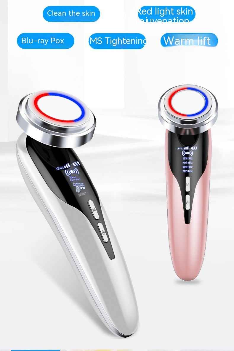 Red Blu-ray Cosmetic Instrument Massage Inductiv