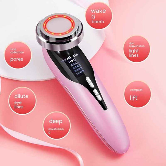 Red Blu-ray Cosmetic Instrument Massage Inductiv